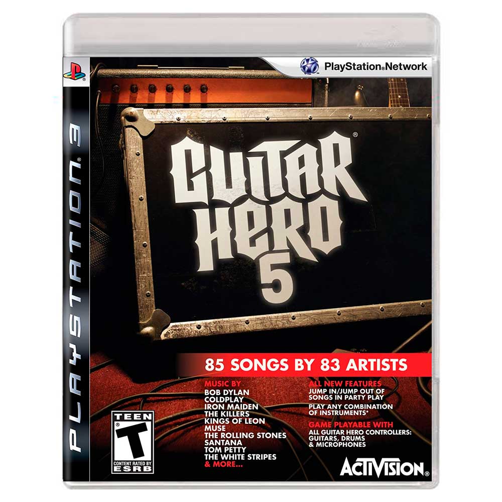 Guitar Hero 5 (Usado) - PS3 - Shock Games
